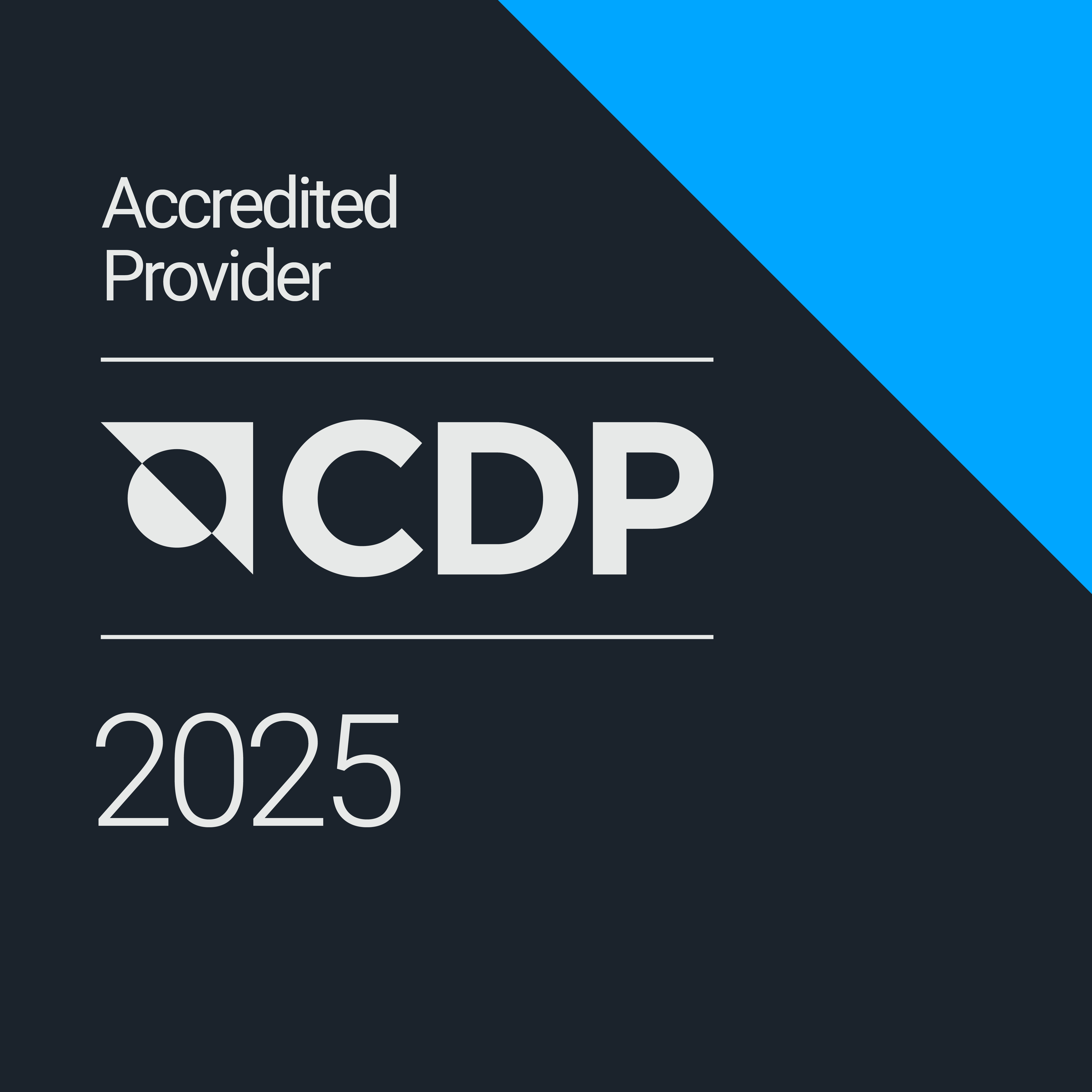 CDP Accredited Provider 2024